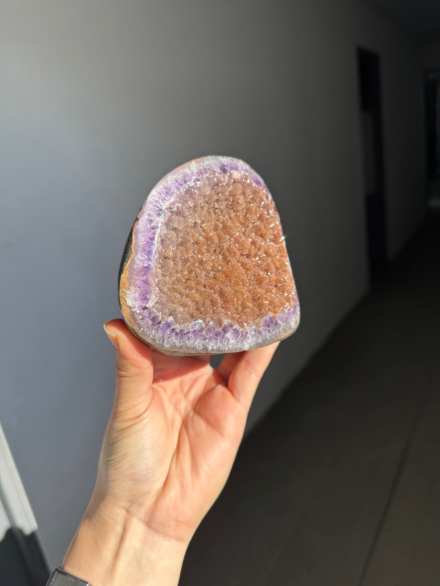 Special Orange rainbow amethyst