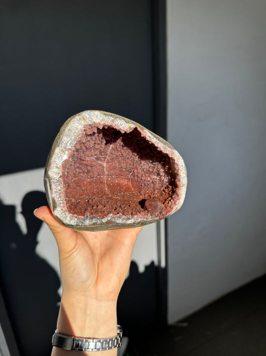 Special red geode