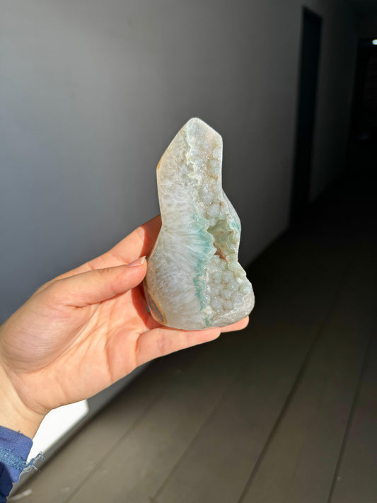 Green quartz Freeform
