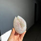 Bicolor rose quartz piece