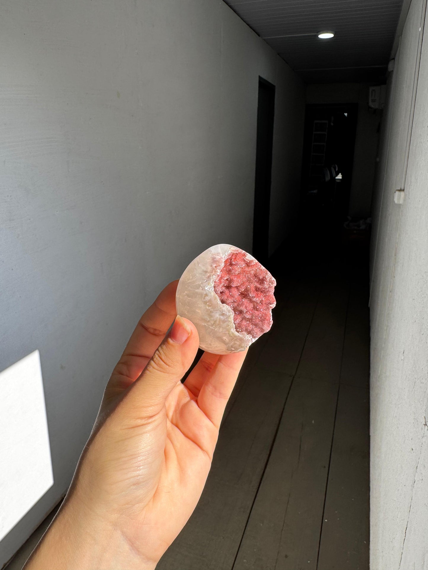 Mini fine sugar quartz egg