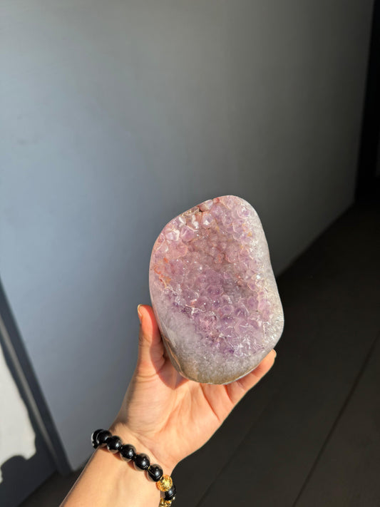 Amethyst sugar piece