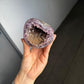 Golden amethyst geode