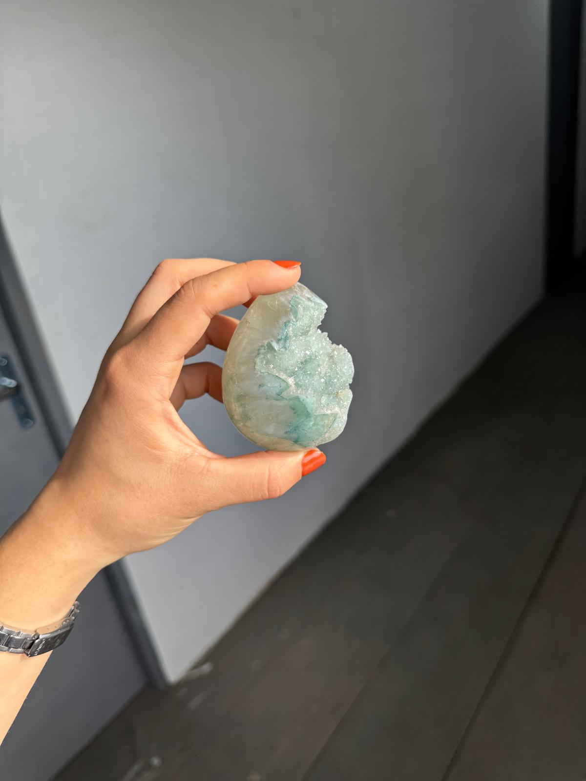Minty green mini egg