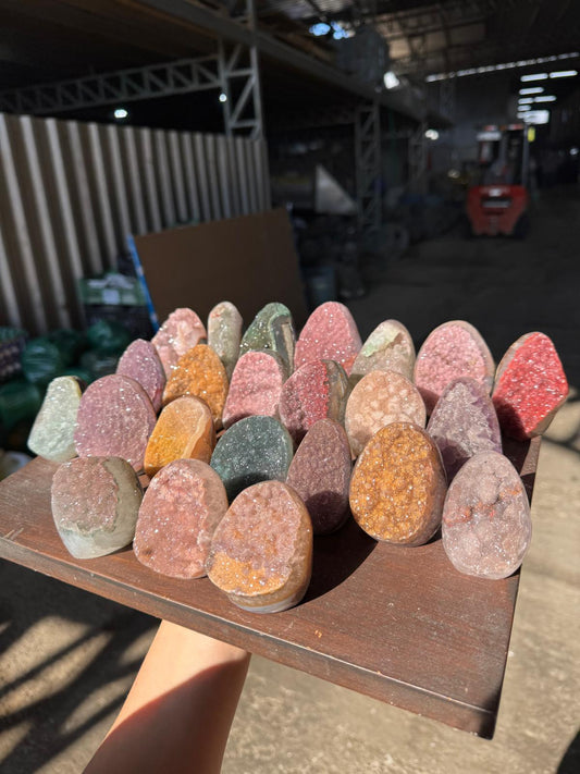 Mini rainbow cut bases lot 3