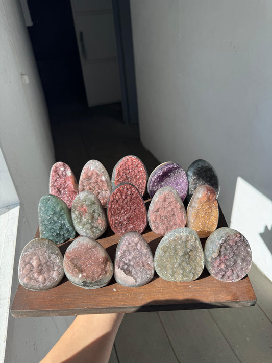 Rainbow cut bases lot
