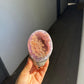 Sugar Orange rainbow amethyst cut base