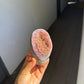 Sugar Orange rainbow amethyst cut base