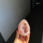 Mini pink quartz egg