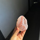 Mini pink quartz egg