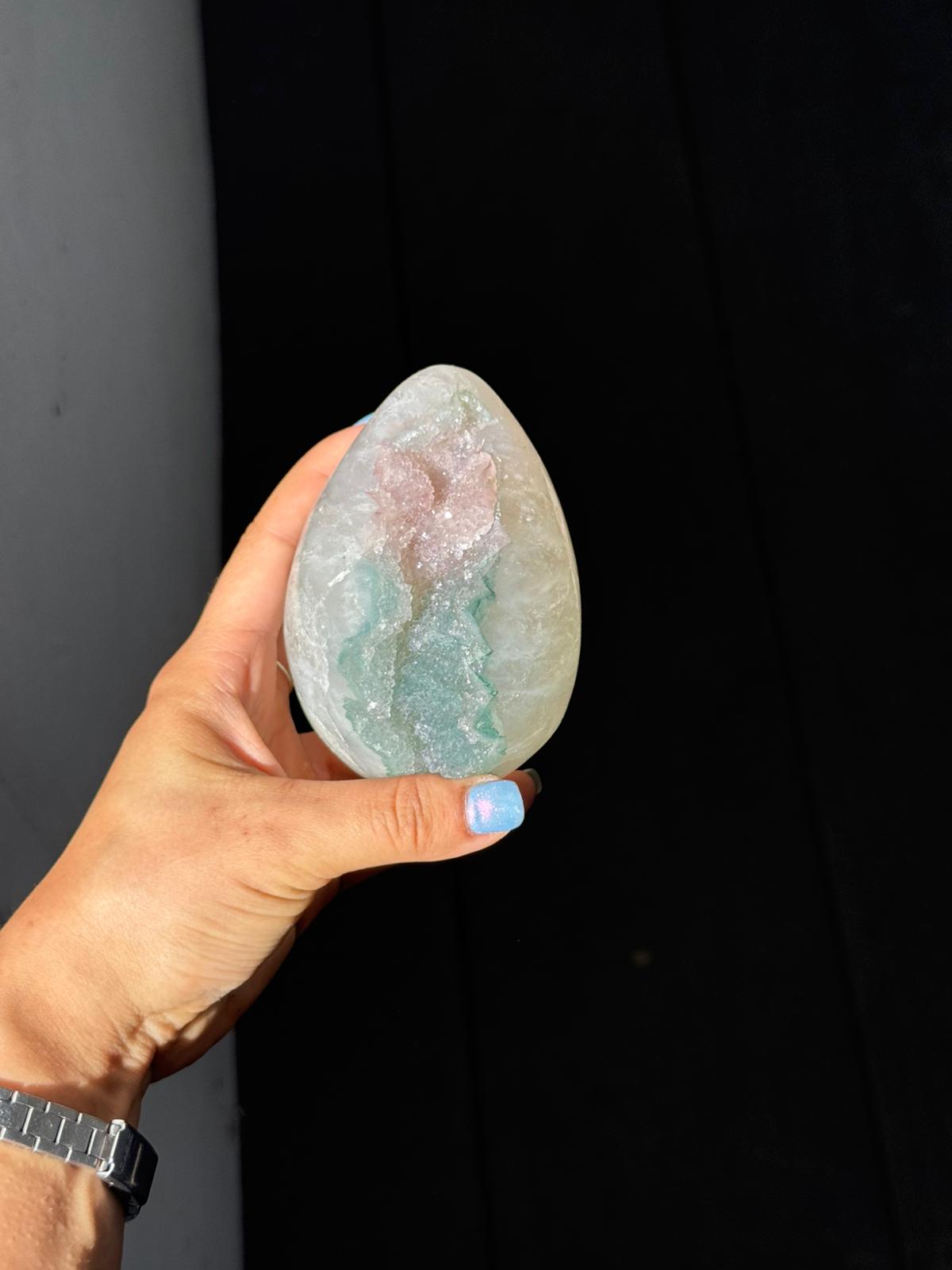 Bicolor candy rainbow egg