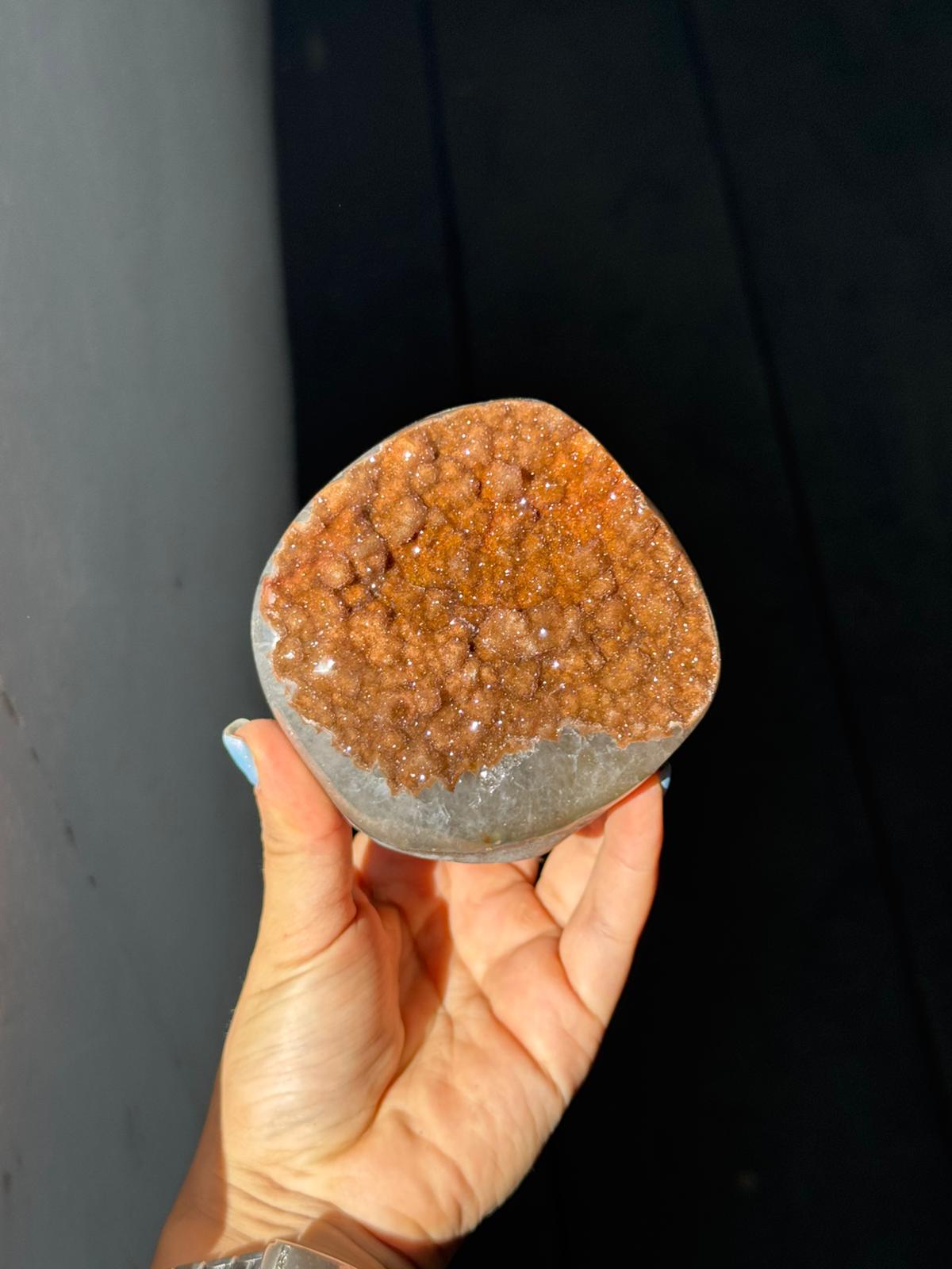 Orange rainbow cut base