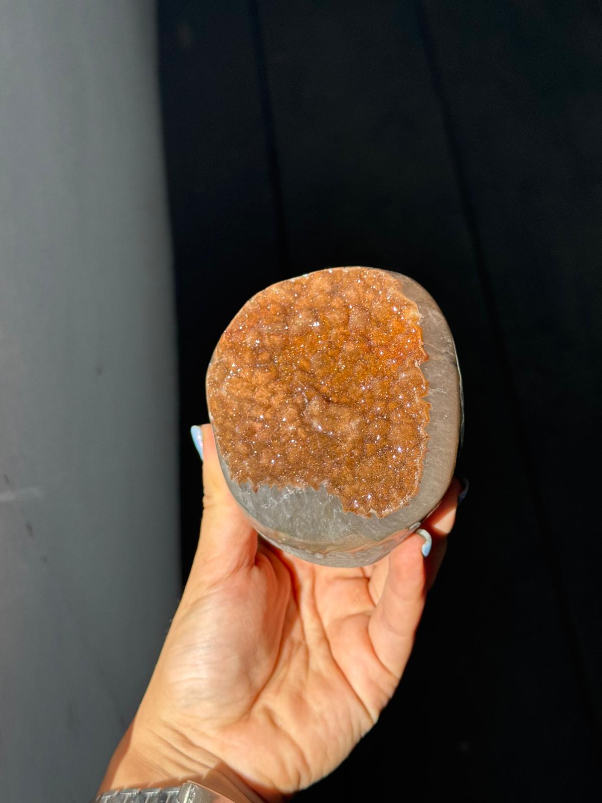 Orange rainbow cut base