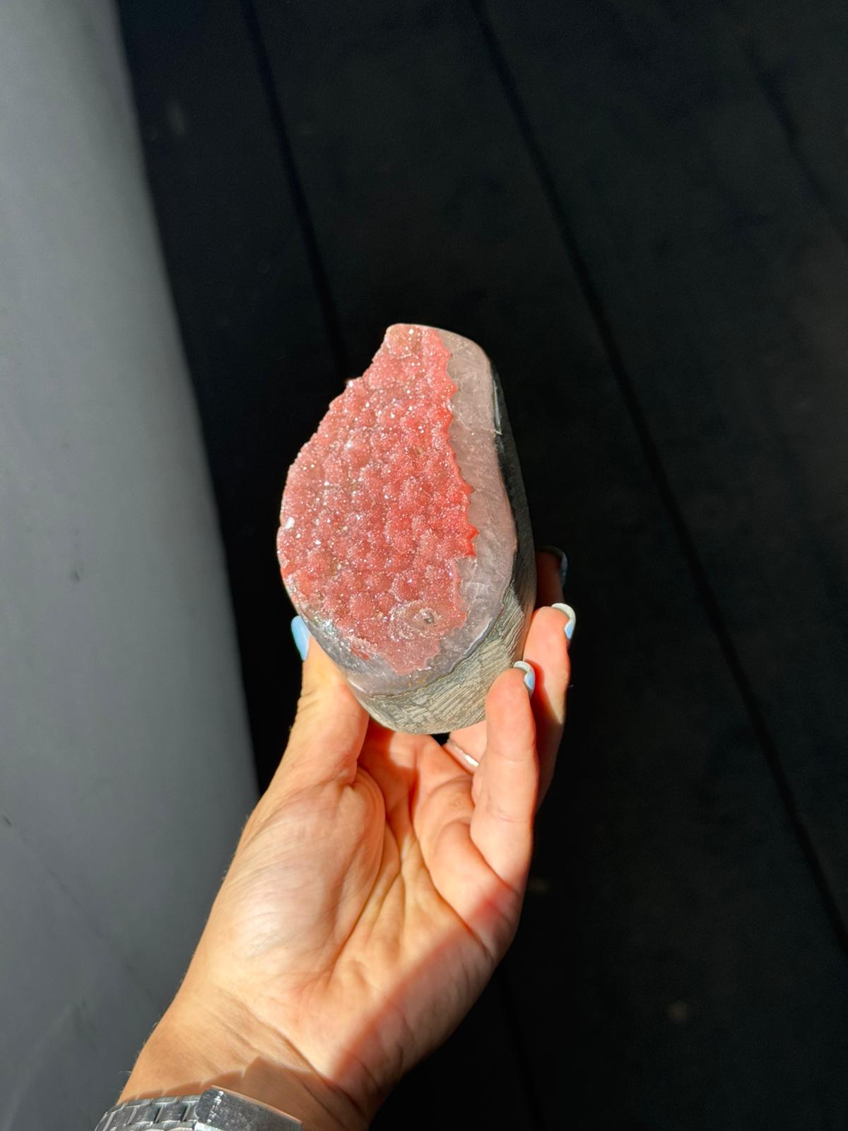 Mini red rainbow cut base