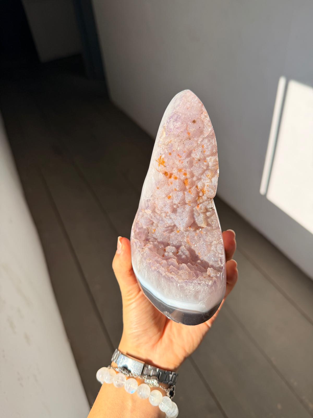 Galaxy sugar amethyst piece