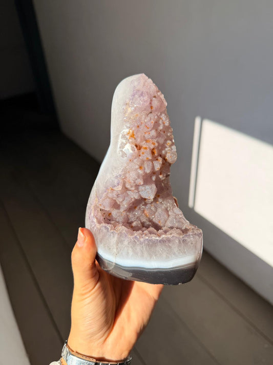 Galaxy sugar amethyst piece