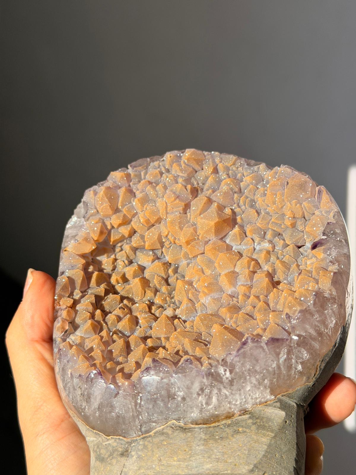 Golden sugar piece