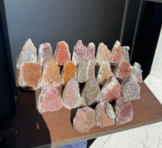 Raw rainbow cut bases lot 2
