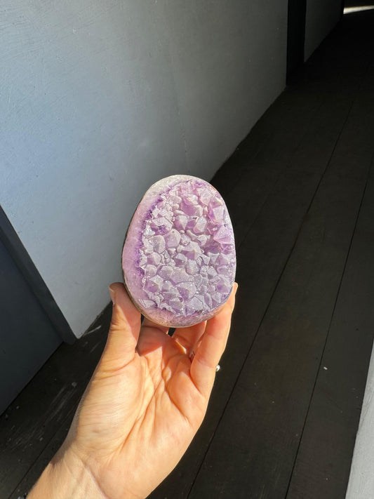 Velvet lavender sugar cut base