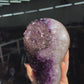 Amethyst calcite specimen