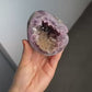 Golden amethyst geode