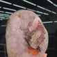 Pink galaxy calcite piece