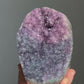 Bicolor amethyst rainbow cut base