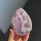 Lavender sugar amethyst egg