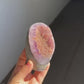 Sugar Orange rainbow amethyst cut base