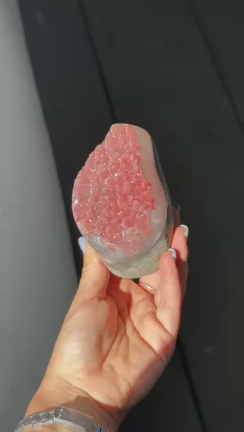 Mini red rainbow cut base