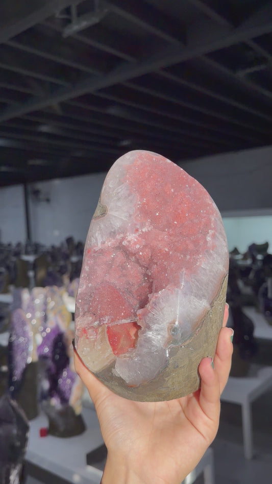 Baby pink calcite piece