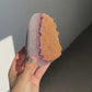 Orange amethyst piece