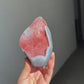 Red galaxy blue agate