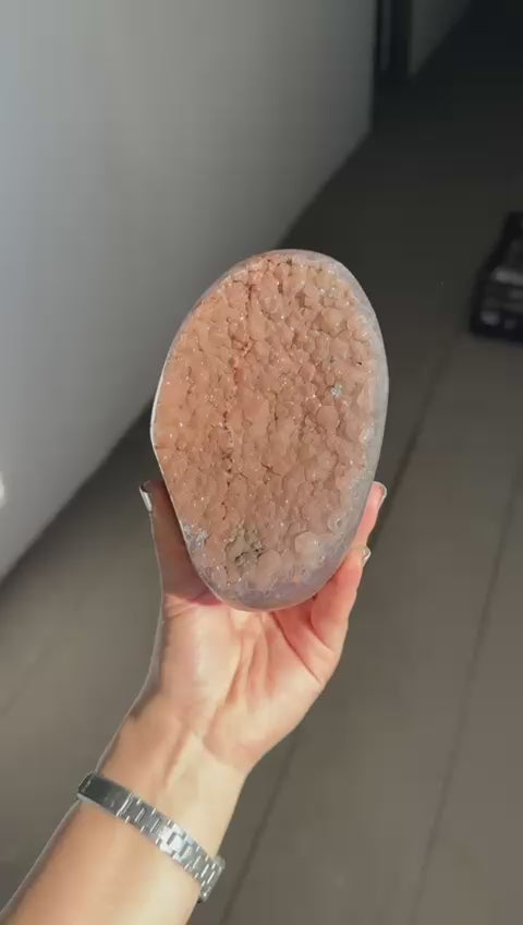 Peach sugar rainbow piece