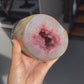Mini pink geode