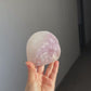 Mini lavender quartz cut base