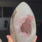 Big pink quartz egg