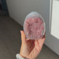 Pink sugar piece