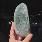 Dark green quartz piece
